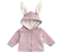 Manteau en Denim Garçons Vestes Fille Blousons Automne Hiver Enfant Manteaus Capuche Réversible Doublure Polaire Randonnée Printemps pour Concert Plein Air