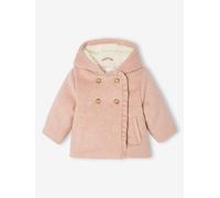 Manteau en drap de laine bébé rose 24M(86CM)
