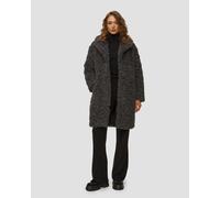 Manteau En Fourrure Gris Pour Femmes Stand Studio Camille Cocoon Coat 611379061-81030 XXS