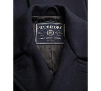 Superdry Merchant Wool Blend Pea Coat Bleu 2XL Homme