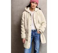 Street One Studio Manteau en peluche à capuche Savannah Sable 44