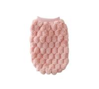 Manteau en Peluche Simple et élégant for Animaux de Compagnie en Hiver, Parfait for Les Chiens de Petite et Moyenne Taille.(Pink,XS)