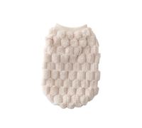 Manteau en Peluche Simple et élégant for Animaux de Compagnie en Hiver, Parfait for Les Chiens de Petite et Moyenne Taille.(White,XL)