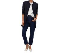 Manteau en tweed pour femmes Mango Abrigo Cairo bleu marine S