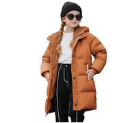 Manteau Enfant à Capuche Chaud Doudoune Veste Hiver Léger éPaissir Parka Polaire Blouson Matelassé Rembourré Manteaux et Blousons Très chaud Vêtement de Plein Air Filles et Garcon 2-11 Ans