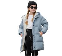 Manteau Enfant à Capuche Chaud Doudoune Veste Hiver Léger éPaissir Parka Polaire Blouson Matelassé Rembourré Manteaux et Blousons Très chaud Vêtement de Plein Air Filles et Garcon 2-11 Ans