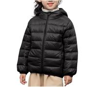 Manteau Enfant à Capuche Impermeable Chaud Doudoune Veste Hiver Léger Epais Blouson Matelassé Rembourré Manteaux et Blousons Très chaud Vêtement de Plein Air Filles et Garcon 4-13 Ans
