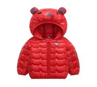Manteau Enfant Doudoune Garçon Fille Blouson à Capuche Doublée Polaire Veste Bébé Hiver Manteaux Matelassée Veste à Manches Longues Hiver Chaude Vêtement Blousons