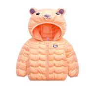 Manteau Enfant Doudoune Garçon Fille Blouson à Capuche Doublée Polaire Veste Bébé Hiver Manteaux Matelassée Veste à Manches Longues Hiver Chaude Vêtement Blousons