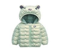Manteau Enfant Doudoune Garçon Fille Blouson à Capuche Doublée Polaire Veste Bébé Hiver Manteaux Matelassée Veste à Manches Longues Hiver Chaude Vêtement Blousons