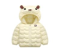 Manteau Enfant Doudoune Garçon Fille Blouson à Capuche Doublée Polaire Veste Bébé Hiver Manteaux Matelassée Veste à Manches Longues Hiver Chaude Vêtement Blousons