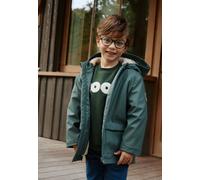 Manteau Enfant Imperméable Doublé Sherpa Avec Capuche Malo Vert 24M(86CM)