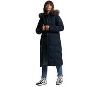 Superdry Longline Faux Fur Everest Jacket Noir XS Femme