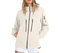 Manteau Femme Automne Veste Mi Saison Femme Coupe-Vent Poncho Coupe Vent Impermeable Running Impermeable Homme Vêtements Protection Taille Anorak Veste de Pluie S