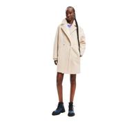 Manteau femme Desigual London - blanc - XS - coupe classique uni et texturé M