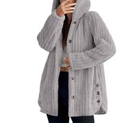 Manteau Femme Grande Taille 58 Polaire Pied Capuche Suedine Molleton Velour Imitation Destockage Émeraude Tenue Décontractée Pin Année Déchirée Italien Forte Multipoche Cire Dos