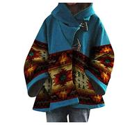 Manteau Femme Hiver Chaud Yellowstone Beth Dutton Kelly Reilly Veste Polaire à Capuche Boucle de Corne