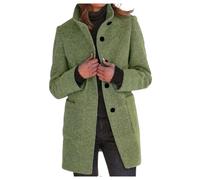 Manteau Femme Hiver Court Surdimensionné Long Chic Et Elegant Chaud Printemps Grande Taille Coat Veste Parka Automne Winter Coats for Women Laine 3/4 En Demi Saison Mi Bouclette Caban Trench Moumoute