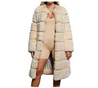 Manteau Femme Hiver Fausse Fourrure - Tunique Femme Coton Coat Couleur Unie Tops Manche Longue Sweat Super Doux Sweatshirt Thermique Doublé En Polaire Sweat Outdoor Coat Épais Sweat-Shirt