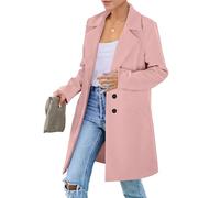 Manteau Femme Hiver Manteaux Femme Mi Long Chaud Vetement Mode Pas Cher Jacket Hiver Manteau Morgan Grande Taille 2#Rose M 2025
