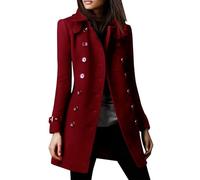 Manteau Femme Hiver Parka Femme Mi Long Grande Taille Vetement Mode Cintré Jacket Automne Manteau Morgan Chaud 2#vin S