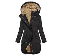 Manteau Femme Hiver Veste Polaire Chaud Manteaux Outercoat en Longue et Slim Fit Parka Chaude Imperméable Blouson Chic et Elegant Doudoune Femme Hiver Mode Chaude Décontractée Doux Ample Outerwear