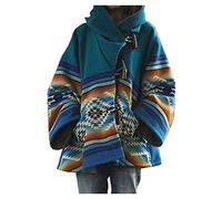 Manteau Femme Hiver Yellowstone Beth Dutton Kelly Reilly Veste Polaire à Capuche Boucle de Corne