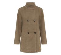 Kaffe Manteau mi-saison 'KAFanny' marron chiné, Taille XXXL