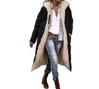 Manteau Femme Long Réversible Capuche Matelassé