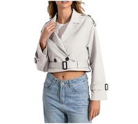 Manteau Femme Manteau Femme Printemps Mi Saison Peacoat Trench Court Coupe Vent Blouson Casual Caban Marine Capuche Impermeable Hiver Chic Chaude Marron Xxl Veste Matelassée Gabardine Manteaux Ete