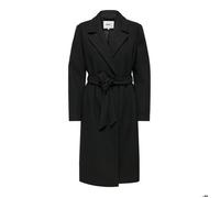 Manteau femme Only Alvilda Life noir - long ceinturé, col inversé XL