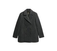 Superdry Caban double boutonnage Gris M Femme