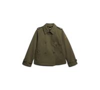 Superdry Green Short Trench Coat