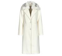 Manteau femmes Guess KAROLE FUR COLLAR Blanc EU XL