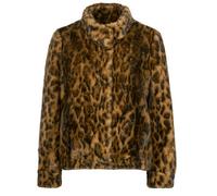 Manteau femmes Guess LUNA FAUX FURE LEOPARD Marron EU M