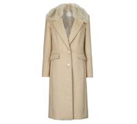 Manteau femmes Guess NANCY FIT COAT FAUX FUR COLLAR Beige EU L