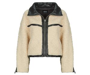 Manteau femmes Only ONLPATTI LIFE TEDDY SHORT Beige EU M