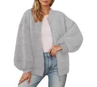 Manteau Fourrure Femme Blazer Saison avec Marine Violet Camouflage des Duveteux Similicuir Ajusté Large Rondes Workwear Rond Look Retro Soirée Robeblazer Poilue