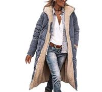 Manteau Hiver Femme Chaud Doudounes Longues Fourrure Capuche Parkas Epais | Veste Matelassée Imperméable Casual Jacket Elégant Trench Chaud Vêtements De Neige Manteau Hiver Doudoune Chaude Parka Coat