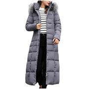 Manteau Hiver Femme Thick Down Cotton Veste Coton Fermeture éclair Korean Version Décontractés Confortable Au-Dessus Du Genou Coat Grande Taille Coton Vestes Matelassée Légère Trench Doudoune Femme