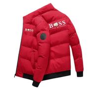 Manteau Homme, Classique Pardessus Parka, London Hiver Chaud Trench-Coat, Bos Logo, Unisexe Fermeture éclair Veste Slim Fit Manteaux, Parka Coupe-Vent d'extérieur, S-XXXL