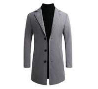 Manteau Homme Hiver Chaud Duffle Trench Coat éLéGant Mode Pas Cher Grande Taille Manche Longues Parka Veste Coupe Vent