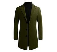 Manteau Homme Hiver Chaud Duffle Trench Coat éLéGant Mode Pas Cher Grande Taille Manche Longues Parka Veste Coupe Vent