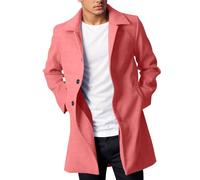 Manteau Homme Hiver Duffle Coat Monteau Fourrure Polaire Trench Classe D'hiver Parka Chaude Caban Veste Longue En Laine Chaud Long Court Cuir Chic Manteaux Grand Froid Redingote Grande Taille Mi 3/4