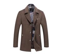 Manteau Homme Hiver Duffle Coat Veste Longue D'hiver Tweed Manteaux En Laine Blouson Chaude Monteau Parka Grand Froid Long 3/4 Cuir Chaud Caban Très Vetement Polaire Casacos Inverno Homem Mi Classe