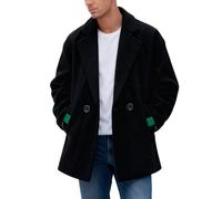 Manteau Homme Hiver Long Classe Laine Grande Taille Parka Winter Coat Men Polaire Veste 3/4 Pour Longue Tweed Blouson Chaude Habillé Blazer Chic Et Elegant Noir Trench Très Chaud Court Cuir Cachemire