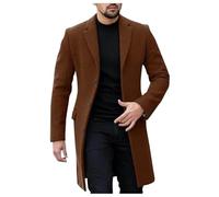 Manteau Homme Hiver Long Parka Noir Veste Court Vetement Grand Froid 3/4 pour Cardigan d'hiver Tweed Habillé en Laine Bouillie Très Casacos Inverno Homem Chaude Duffle Coat Chaud De Costume Trench