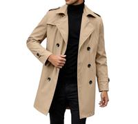 Manteau Homme Hiver Long Trench Winter Coat Men Chaud Veste Habillé Parka Cuir Chaude Laine Polaire Pardessus Noir Pour 3/4 Classe Manteaux En Blazer Chic Et Elegant Cachemire Jaketa Tweed Redingote