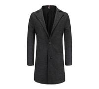 Manteau Homme Hiver Manteaux Parka Longue Veste Chaude Duffle Coat Classe Laine Chaud Chic Vestes Trench Long Blouson Tweed Redingote En Bouillie Court Cuir Noir Mi-Long De Costume Polaire Cardigan