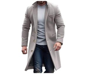 Manteau Homme Hiver Parka Classe Long Cuir Grande Taille Manteaux d'hiver Très Longue Veste Chaud Court Vestes Laine Noir Mi-Long Redingote Fourrure Caban Cachemire Blouson Polaire Trench Coat Tweed